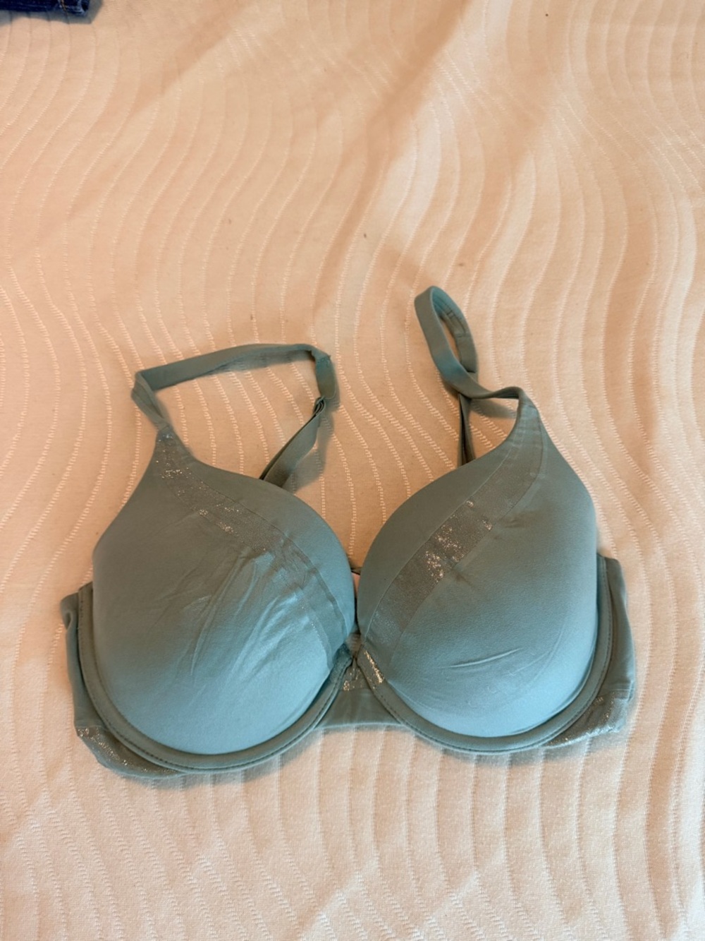 Victoria's Secret Body By Victoria Bra - dusty blue w/shimmer